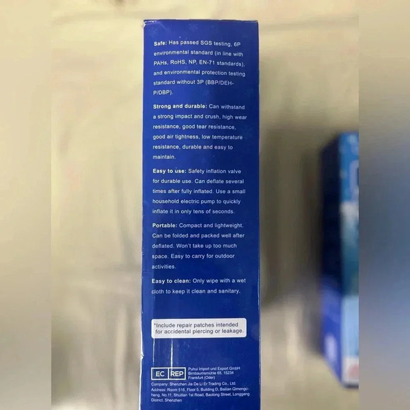 ❄️”Clispeed” NWT Inflatable Snow Sled Brand New in Box Never Opened🛷 - Picture 4 of 7